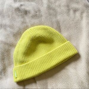 Lululemon Neon Yellow Beanie